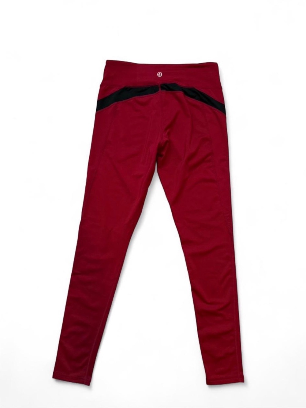 Lululemon Red & Black Leggings